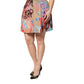 Dolce & Gabbana Beige Graffiti Print Cotton Blend Mini Skirt