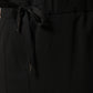 Dolce & Gabbana Black Cotton Drawstring Long Maxi Cargo Skirt