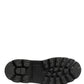 Dolce & Gabbana Black Leather Trek Sole Combat Boots Shoes