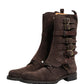 Dolce & Gabbana Brown Suede Leather Combat Ankle Boots  Shoes