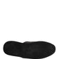 Dolce & Gabbana Dark Grey Charcoal Wool Red Slippers Shoes