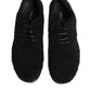 Dolce & Gabbana Men Black Riccio Shearling Dress Derby Shoes
