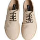 Dolce & Gabbana Beige Espadrille Sole Lace Up Canvas Derby Shoes