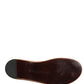 Dolce & Gabbana Beige Espadrille Sole Lace Up Canvas Derby Shoes