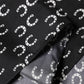 Dolce & Gabbana Black Horseshoe Silk Neck Foulard 136cm x 23cm Men Scarf