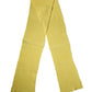Dolce & Gabbana Yellow Cotton Knitted Neck Foulard 270cm x 31cm  Men Scarf