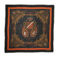 Dolce & Gabbana Multicolor Crest Print Cashmere 272cm x 132cm Men Scarf