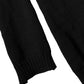 Dolce & Gabbana Black Wool Knitted Neck Foulard 259cm x 17cm Men Scarf