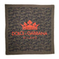 Dolce & Gabbana Green Camouflage Logo Cashmere 138cm x 137cm Men Scarf