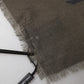 Dolce & Gabbana Green Camouflage Logo Cashmere 138cm x 137cm Men Scarf