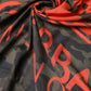 Dolce & Gabbana Green Camouflage Logo Cashmere 138cm x 137cm Men Scarf