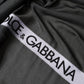 Dolce & Gabbana Black Modal Warmer Shawl Fringes 140cm x 134cm Men Scarf