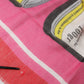 Dolce & Gabbana Pink DG Amore Print Neck Square Shawl 140cm x 135cm  Scarf