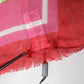 Dolce & Gabbana Pink DG Amore Print Neck Square Shawl 140cm x 140cm Scarf