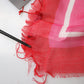 Dolce & Gabbana Pink DG Amore Print Neck Square Shawl 140cm x 140cm Scarf