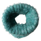 Dolce & Gabbana Teal Mohair Wool Knitted Wrap Shawl 62cm x 32.5cm Scarf