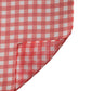 Dolce & Gabbana White Red Check Silk Wrap Foulard 140cm x 136cm Scarf