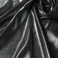 Dolce & Gabbana Black Silk Lurex Foulard Wrap Shawl 119cm x 117.5cm  Scarf