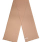Dolce & Gabbana Beige Silk Neck Wrap Shawl Women Stole 200cm x 64cm Scarf