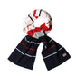 Dolce & Gabbana Multicolor Stripes Shawl Neck Wrap 119cm x 20cm  Scarf