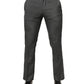 Daniele Alessandrini Gray Polyester Formal Dress Trouser Pants