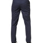 Briglia 1949 DarkBlue Wool Straight Formal Dress Trouser Pants