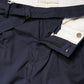 Briglia 1949 DarkBlue Wool Straight Formal Dress Trouser Pants