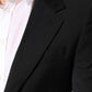 Dolce & Gabbana Black MARTINI Single Breasted Tuxedo Blazer