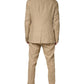 Dolce & Gabbana Beige TAORMINA Single Breasted Formal 2 Piece Suit