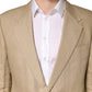 Dolce & Gabbana Beige TAORMINA Single Breasted Formal 2 Piece Suit