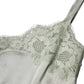 Dolce & Gabbana Light Green Floral Lace Lingerie Top Underwear