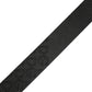 Dolce & Gabbana Black Logo Monogram Silver Metal Buckle Belt
