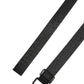 Dolce & Gabbana Black Logo Monogram Silver Metal Buckle Belt