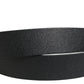 Dolce & Gabbana Black Calf Leather Silver Metal Buckle Belt