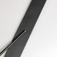 Dolce & Gabbana Black Calf Leather Silver Metal Buckle Belt