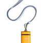 Dolce & Gabbana Case Yellow Calf Leather Logo Flip Holder Strap Airpods