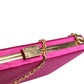 Dolce & Gabbana Pink Cotton Clutch Evening Crossbody Women Purse Bag