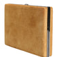 Dolce & Gabbana Beige Velvet Calf Leather Clutch Evening Women Purse Bag