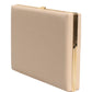 Dolce & Gabbana Beige Lambskin Leather Clutch Evening Women Purse Bag