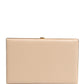 Dolce & Gabbana Beige Lambskin Leather Clutch Evening Women Purse Bag