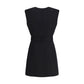 Balmain Black Wool Cocktail Dress