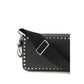 Valentino Garavani Black Calf Leather Bos Taurus Shoulder Bag