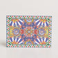 Dolce & Gabbana Multicolor Carretto Siciliano Envelope Post Card Holder