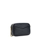 Saint Laurent Black Calf Leather Bos Taurus Shoulder Bag