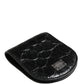 Dolce & Gabbana Black Exotic Skin Condom Case Holder Pocket Wallet