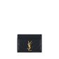 Saint Laurent Black Lamb Ovis Aries Aries Wallet
