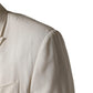 Dolce & Gabbana White Cotton Single Breasted Jacket Blazer