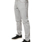 Dolce & Gabbana Light Gray Ripped Cotton Regular Denim Jeans