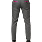 Dolce & Gabbana Gray Viscose Skinny Men Dress Trouser Pants