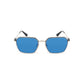 Police Gray Metal Sunglasses